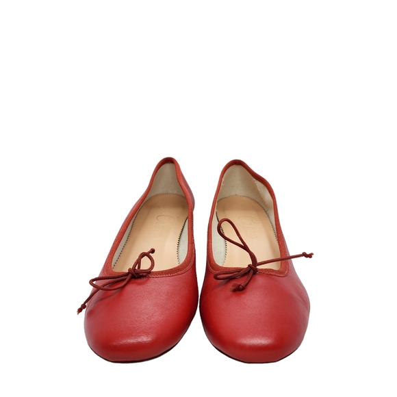 J. Crew Red Flats with Bow Detail - Picture 4 of 10